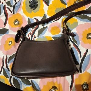 Coach Vintage Legacy Zip Bag No. 9966 In Mahogany